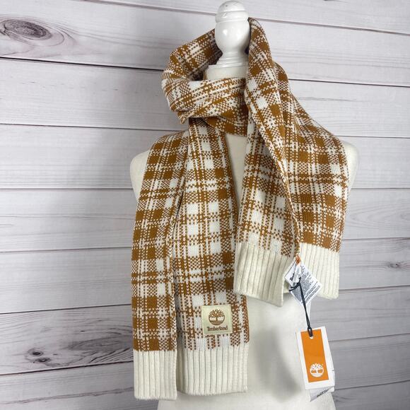 Timberland Womens Plaid Scarf‎ NWT - Picture 1 of 5